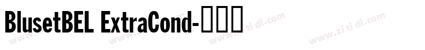 BlusetBEL ExtraCond字体转换